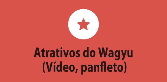 Atrativos do Wagyu (Vídeo, panfleto)